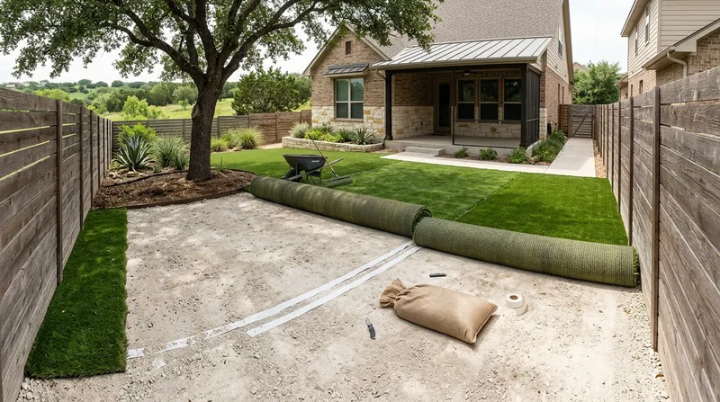 Residential Artificial Grass Installation Austin